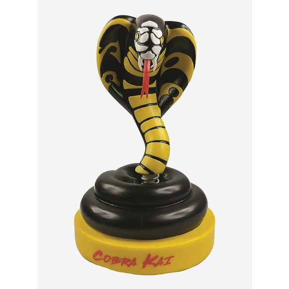 Cobra Kai Cobra Dash Dashboard Snake Dancer Bobble Figure 5" Karate Kid Figurine - Picture 1 of 13